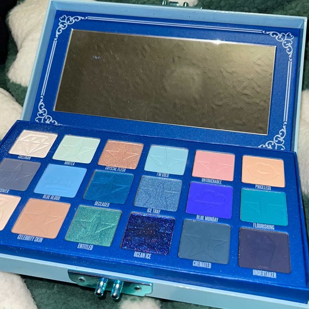 JEFFREE STAR COSMETICS BLUE BLOOD EYESHADOW PALETTE